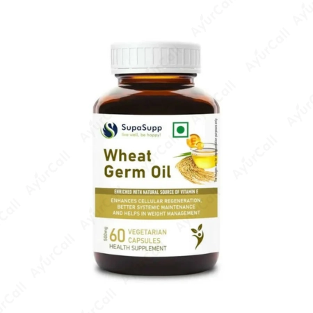 Sri Sri Tattva SupaSupp Wheat Germ Oil Vit E Capsule (60 Nos)
